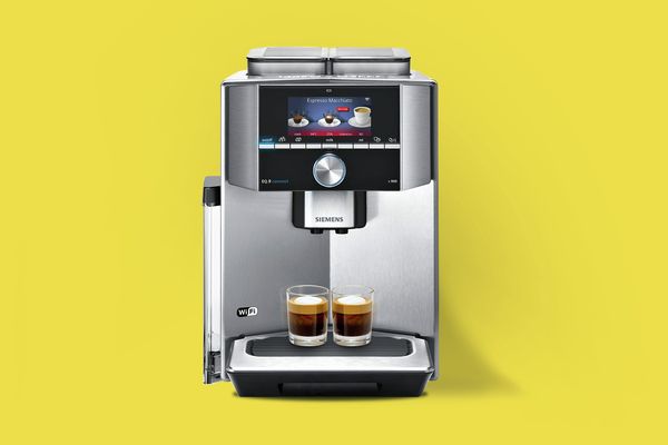 Ilustração de produto de uma máquina de café Home Connect