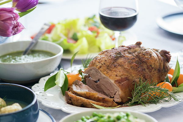 Thermador Culinary style recipes by ranges roast lamb with mint pesto