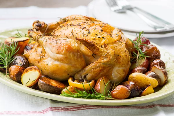 Thermador Culinary style recipes by ranges Rosemary & Lemon Roast Chicken