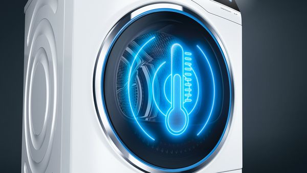 Waschtrockner von Siemens; Icon für autoDry-Funktion