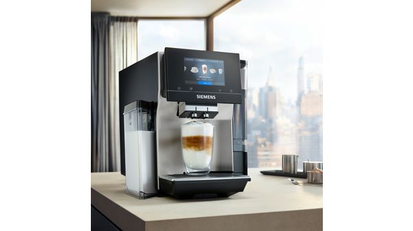 Fully automatic coffee machine EQ700 integral Inox silver metallic TQ703GB7 TQ703GB7-27