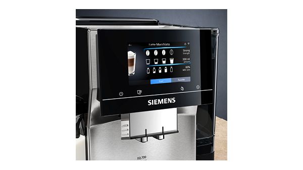 Fully automatic coffee machine EQ700 integral Edelstahl TQ707D03 TQ707D03-5