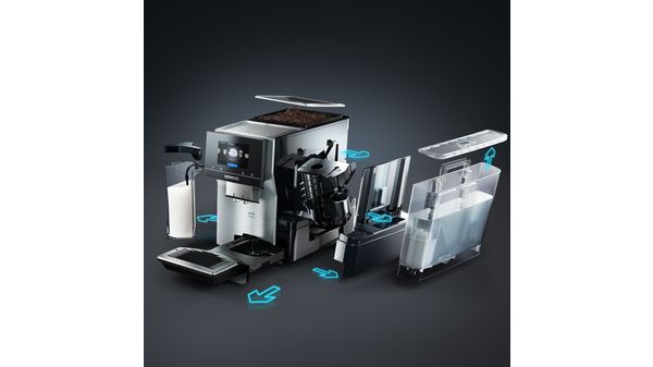 Fully automatic coffee machine EQ700 integral Edelstahl TQ707D03 TQ707D03-9