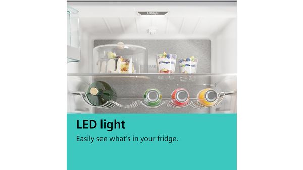 iQ300 Free-standing fridge-freezer with freezer at bottom 176 x 60 cm Inox-easyclean KG33VVI31G KG33VVI31G-8