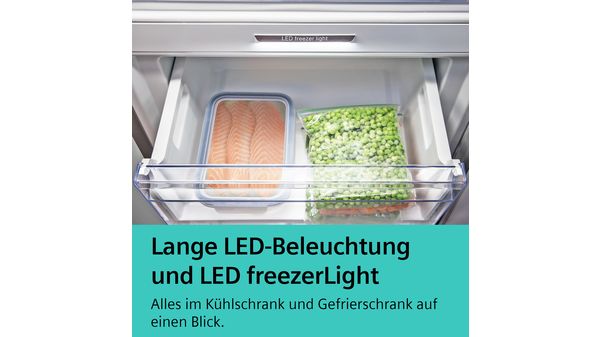 DE unten Hausgeräte Freistehende Siemens Gefrierbereich | mit Kühl-Gefrier-Kombination KG39NAICT