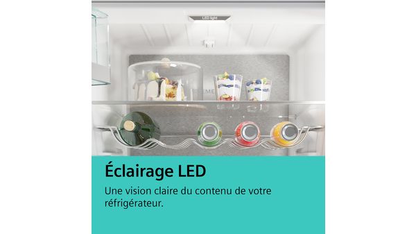 iQ500 réfrigérateur intégrable avec compartiment de congélation 140 x 56 cm Charnières plates SoftClose KI52LADE0 KI52LADE0-7