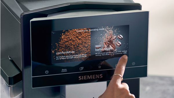 Siemens machine à café automatique EQ900 TQ907D03, contrôle par l