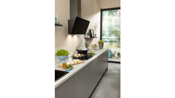 Wandesse 60 cm Klarglas schwarz bedruckt, Schwarz CD686866 CD686866-6