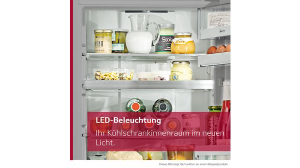 N 70 Einbau-Kühlschrank mit Gefrierfach 139.7 x 55.8 cm Flachscharnier KI2523F30 KI2523F30-4