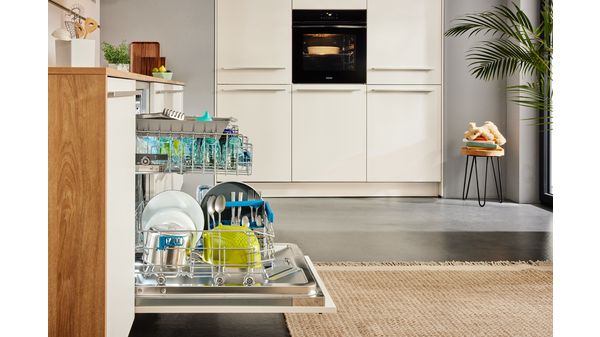 Einbau-Backofen-Set CF4M28063 + CZ11TI15X0 Einbau-Backofen, Clip-Auszug CX53EZ01T CX53EZ01T-12