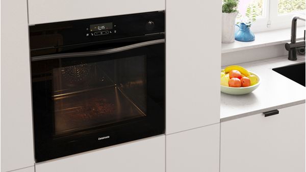 Einbau-Backofen mit Dampfunterstützung 60 x 60 cm Schwarz CF4A28063 CF4A28063-12