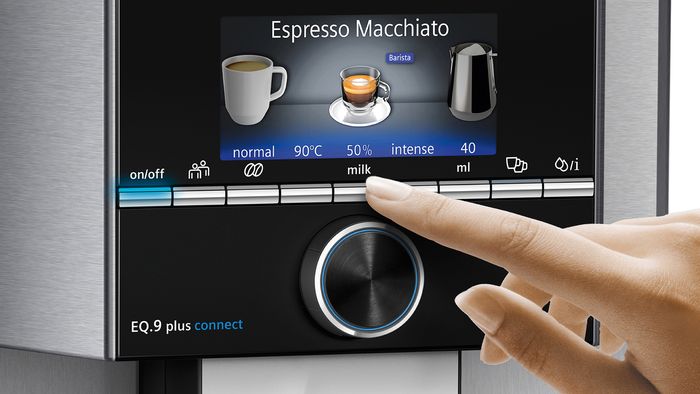 Disfruta de un café perfecto con la cafetera super automática más buscada  de Siemens ¡y
