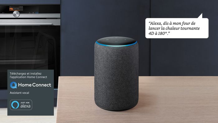 Communiquez avec votre four Home Connect grâce à Amazon Alexa.