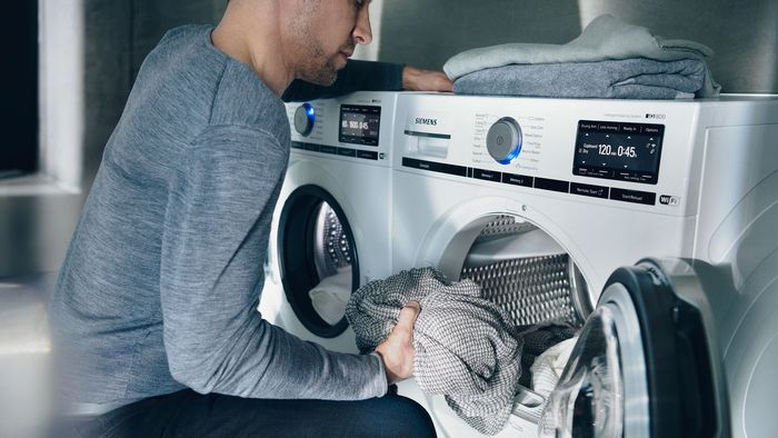 Siemens Energielabel: Beladung beim Wäsche waschen