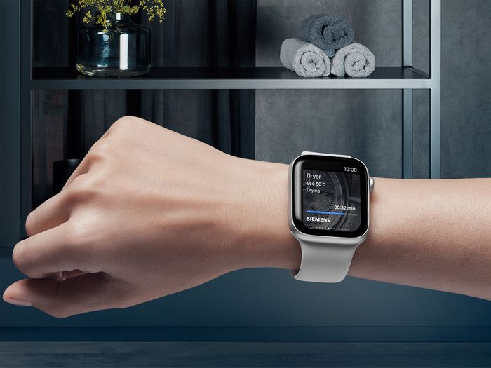 Smart watch showing connect app