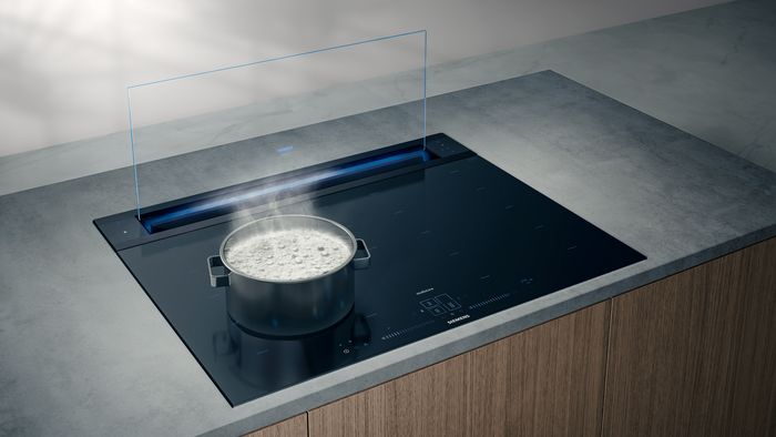 Table de cuisson à hotte intégrée Siemens