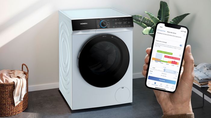 Utiliza Home Connect para programar tus electrodomésticos en el mejor momento.