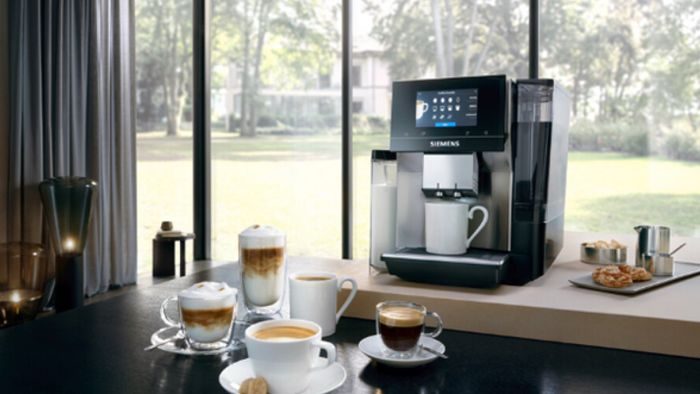 Siemens free-standing coffee machine