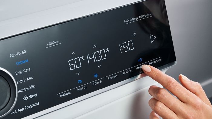 Programme on a Siemens washing machine