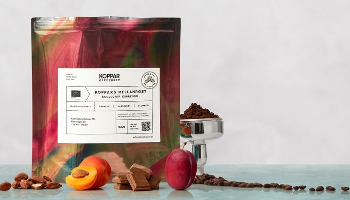 Ekologiskt kaffe från Kafferosteriet Koppar - Fylligt mörkrost