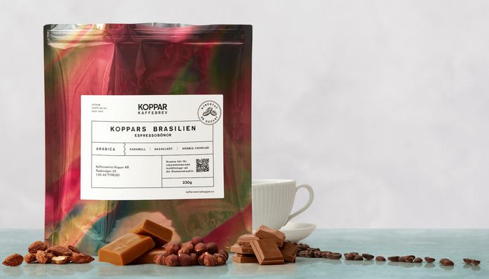 Ekologiskt kaffe från Kafferosteriet Koppar - Fylligt mörkrost