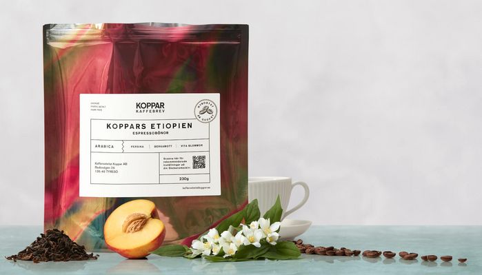 Ekologiskt kaffe från Kafferosteriet Koppar - Fylligt mörkrost