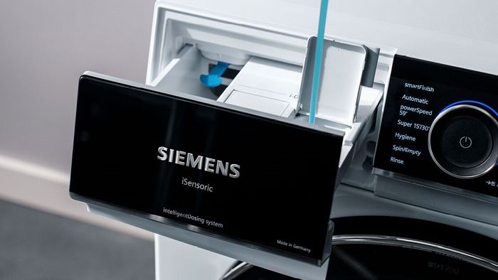 El diseño de las lavadoras Siemens está pensado para integrarse en cualquier cocina moderna. 