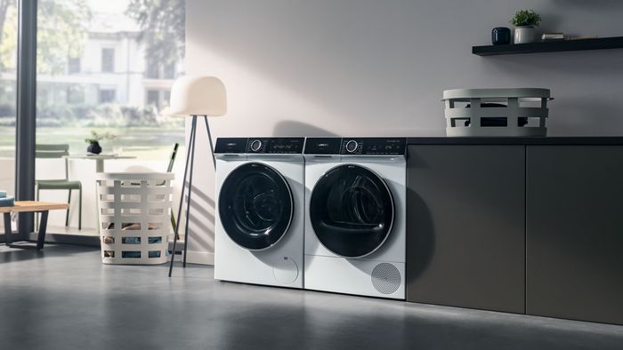 Las lavadoras Siemens te facilitan el gasto justo de detergente. 