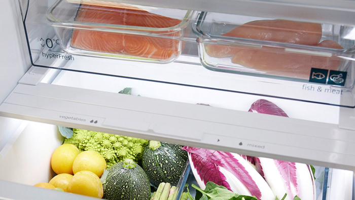 Siemens Buzdolapları :  Yiyecekleri doğru şekilde d&uuml;zenle yerleştirin.