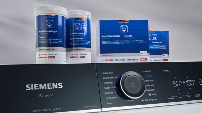 Reinigingsmiddelen voor Siemens wasmachines