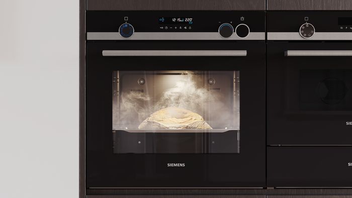 Neon Tacho Messgerät mit blauer Beleuchtung, abstrakt futuristisches Design.