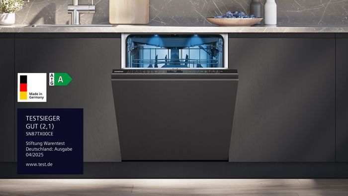 Siemens Testsieger vollintegrierte Spülmaschine iQ700 SN87TX00CE