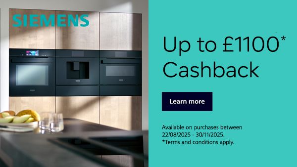 Siemens kitchen cashback promotion details