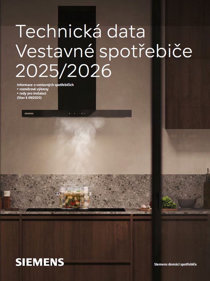 Elegantn&iacute; kuchyně s odsavačem par Siemens. Stylov&yacute; a funkčn&iacute; prostor.