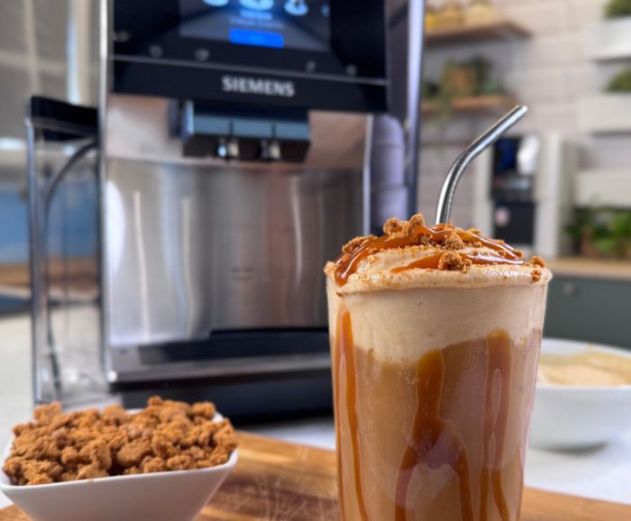 מונט בלאנק - קפה קר עם קרמל