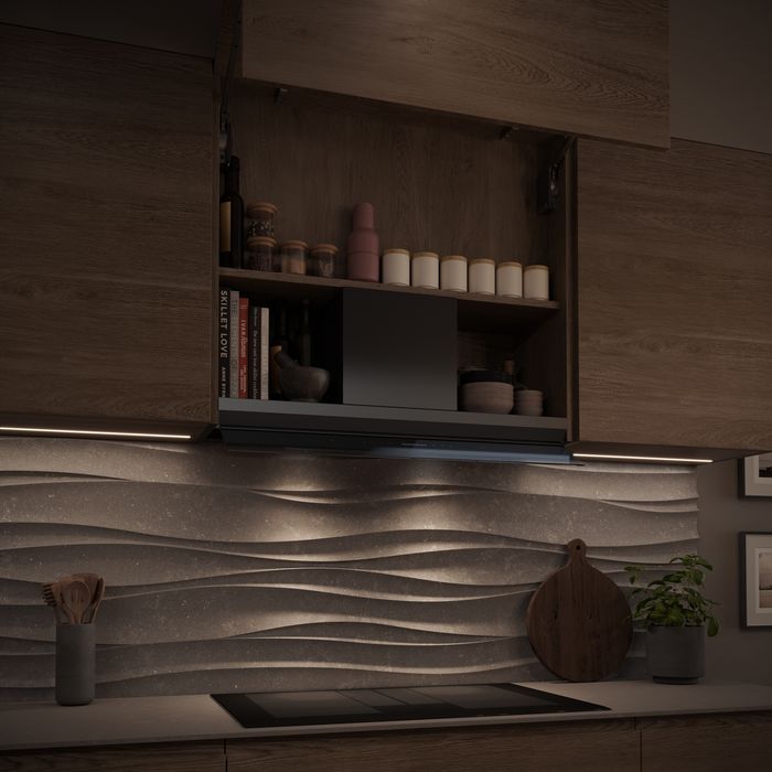 Hned&aacute; kuchynsk&aacute; linka.