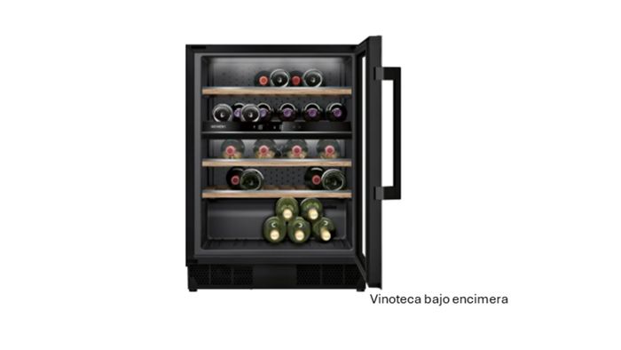 Vinoteca bajo encimera siemens