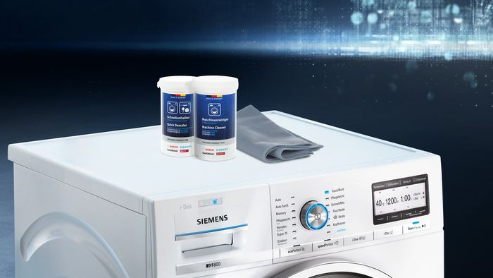 Door Siemens Huishoudelijke Apparaten aanbevolen ontkalker voor wasmachines
