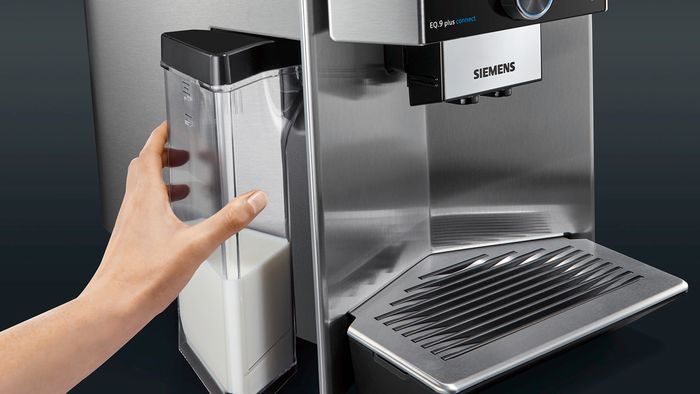Cafetera superautomática Siemens TQ505R09 con doble preparación -  Electromanchón