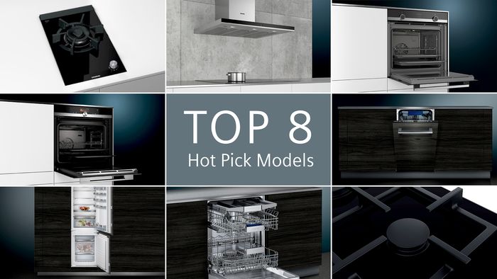 Siemens Top 8 Hot Pick Built-in Home Appliances