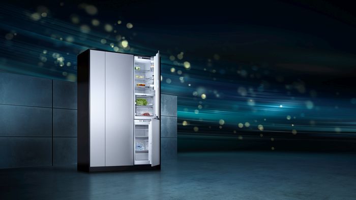 Siemens kjøkkenplanlegging: Stilen til kjøleapparater
