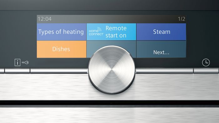 oven touch display control panel
