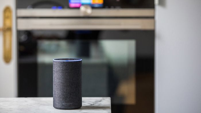 Amazon Alexa on Kitchen counter top
