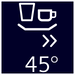 Siemens Dishwasher Quick 45° pictogram