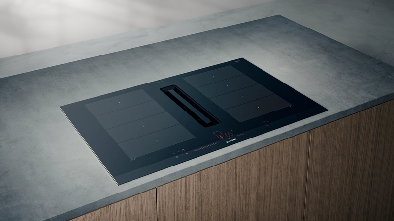 Kochfelder mit integriertem Dunstabzug