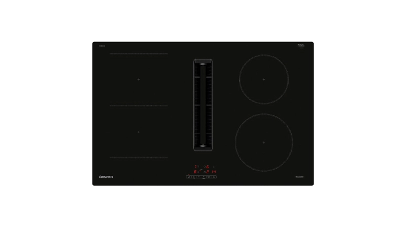 Integrierter Kochfeldabzug