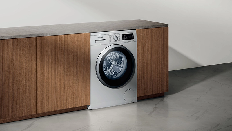 Máquinas de lavar roupa de instalação por baixo da bancada