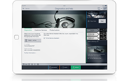 Bosch WGH256A6BY — Dohodnite si diaľkovú diagnostiku svojho pripojeného zariadenia.