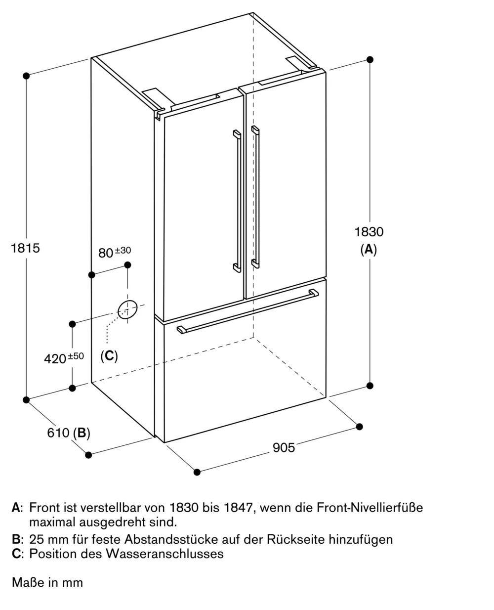Serie 200 Kühl-Gefrier-Kombination, mehrtürig 183 x 90.5 cm - Thumbnail 18