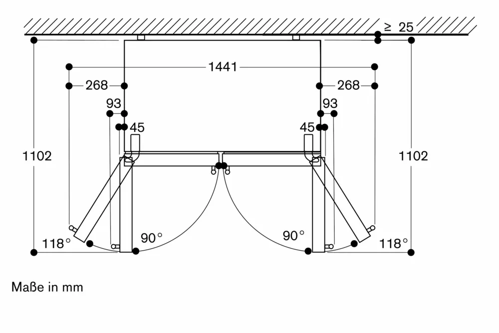 Serie 200 Kühl-Gefrier-Kombination, mehrtürig 183 x 90.5 cm - Thumbnail 22
